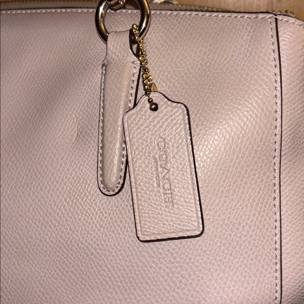 Coach Christie Carryall F36606 Leather Shoulder Bag with Gold Accents - Picture 6 of 13